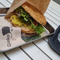 Breakfast bagel at Ginko - Greenhouse in Graz