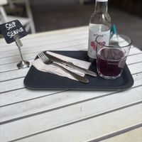 You order at the front desk, the food will be delievered to you  at Ginko - Greenhouse in Graz