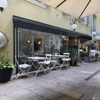 Outside seating.  at Ginko - Greenhouse in Graz