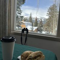   at Clint's Bakery in Breckenridge