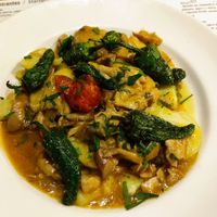 Traditional spanish chicken dish beganised at Hicuri in Granada