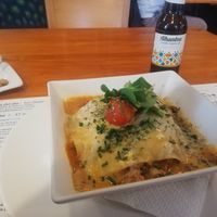 Veggie lasagne at Hicuri in Granada