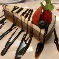 Triple chocolate cheesecake .  at Hicuri in Granada