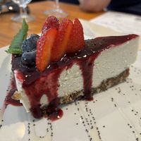 RAW cheesecake   at Hicuri in Granada