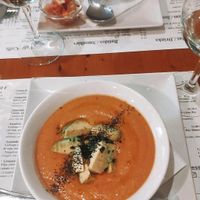Gazpacho and Salmorejo at Hicuri in Granada