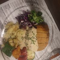 Cordón de seitán relleno de queso y bacon. at Hicuri in Granada