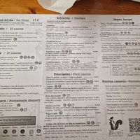 Menu (2023/4) at Hicuri in Granada