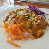 Seitan tikka masala at Hicuri in Granada