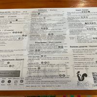 Great menu with many options   at Hicuri in Granada