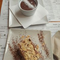 Cocoa creme and tiramisu at Hicuri in Granada