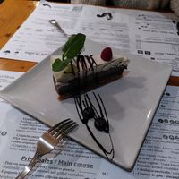 3 chocolate cake at Hicuri in Granada