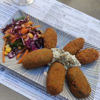 Croquetas at Hicuri in Granada