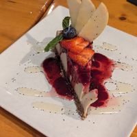 Cheese cake at Hicuri in Granada