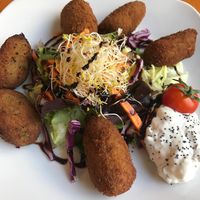 spinach croquettes  at Hicuri in Granada