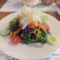 House salad at Hicuri in Granada