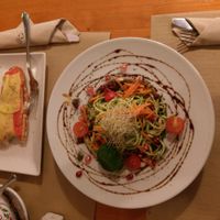 Zucchini Noodle Pesto at Hicuri in Granada