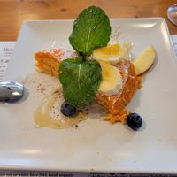 Carrot cake at Hicuri in Granada