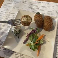 Shiitake croquettes   at Hicuri in Granada