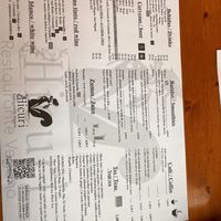 Menu   at Hicuri in Granada