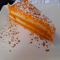 Carrot cake (yummy!) at Hicuri in Granada