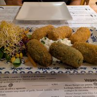 Croquettas mixed at Hicuri in Granada