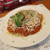Spaghetti Bolognese at Hicuri in Granada
