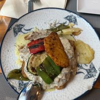 Heura chicken cordon bluee  at Hicuri in Granada