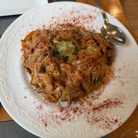 Seitan stroganoff   at Hicuri in Granada