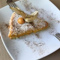 Vegan carrot cake  at Hicuri in Granada