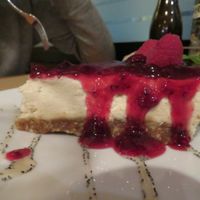 Rawvegan cheesecake at Hicuri in Granada