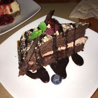 Chocolate cake. at Hicuri in Granada