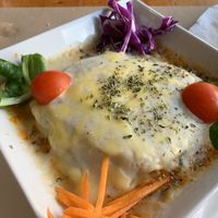 Lasagna at Hicuri in Granada