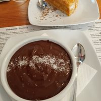 Chocolate and coconut custard and carrot cake at Hicuri in Granada