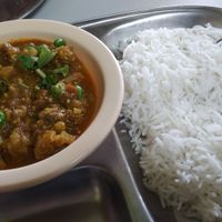Baigan bharta at Swad Vegetarian Indian in Greenville