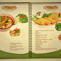 set lunch at Loving Hut Hoa Dang in Hanoi