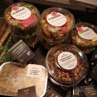 some vegan take away options   at EkoPlaza in Soest