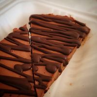 Double chocolate pie at Jacq N Diane's Juice Box in Holly