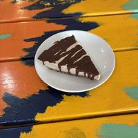 Caramel and chocolate pie   at Jacq N Diane's Juice Box in Holly