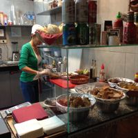 kitchen at Saigon Delice Restaurant in Valencia