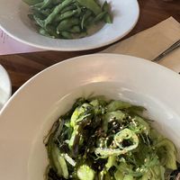 Seaweed salad and edamame   at Kelp in Tampa