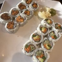 Sweet potato roll and vegetable roll  at Kelp in Tampa