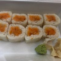 Sweet potato roll using rice paper Instead of seaweed at Kelp in Tampa