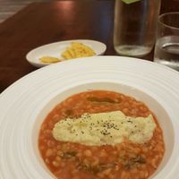 Orzotto (vegano) at VegetariAmoci in Padua