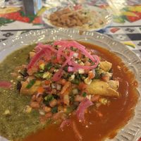 Vegan jackfruit taquitos   at El Charro in Oro Valley