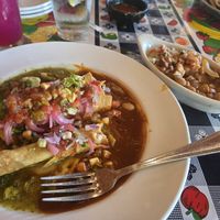 I took one bite before I took this poc.  Lol at El Charro in Oro Valley