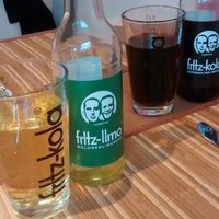 Fritz-Cola and Fritz-Melon, a must in Hamburg! at Loving Hut in Hamburg