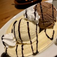 banana boat at Loving Hut in Hamburg