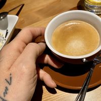 coffee at Loving Hut in Hamburg