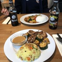 Unique dishes. at Loving Hut in Hamburg