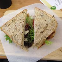 Grilled tempeh sandwich at LN Fortunate Coffee - Solaris Mont Kiara in Kuala Lumpur